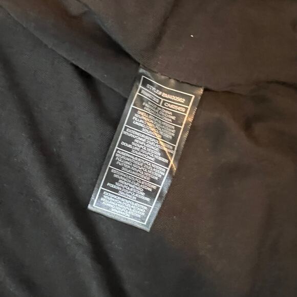 Steve Madden Black Quilted Shawl Collar Open Front Jacket XL NWT - Picture 7 of 7